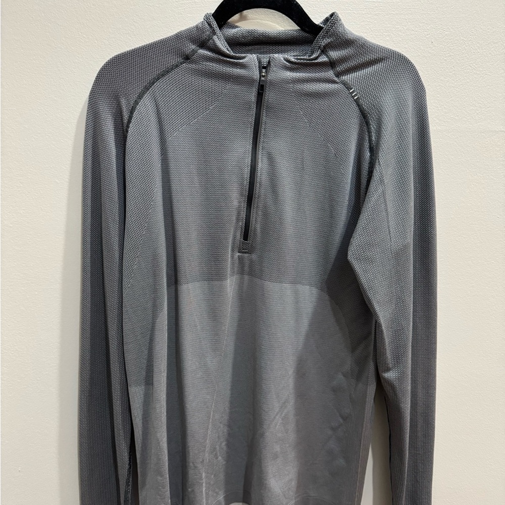 Lululemon Gray Quarter-Zip Pullover